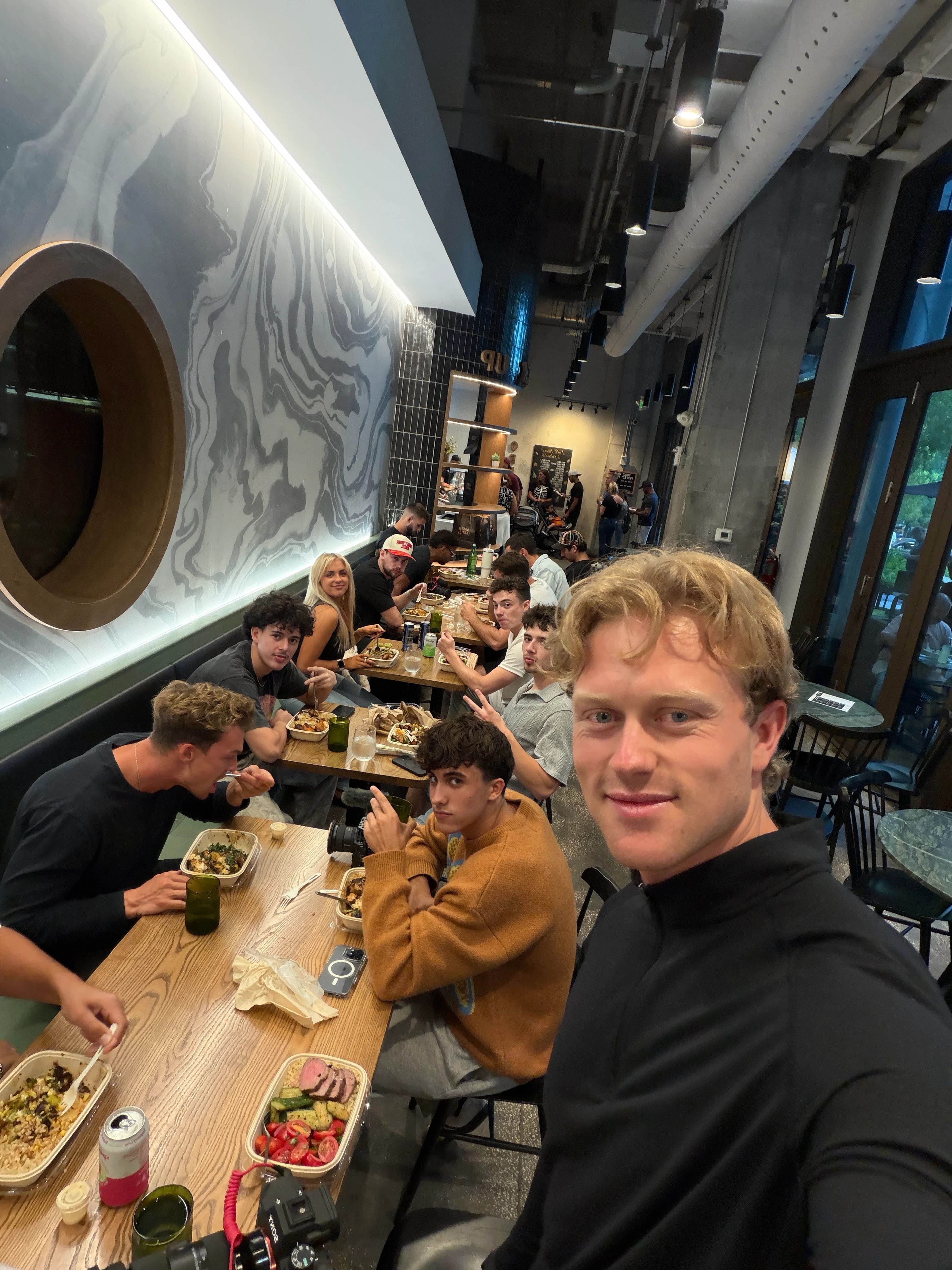 Content Economy creators sharing a meal