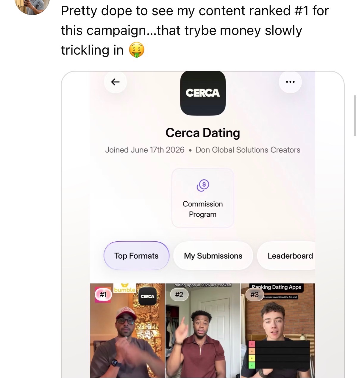 Content Economy member result